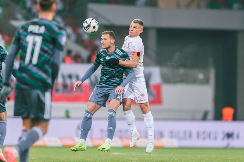 Football. PKO BP Ekstraklasa. Zaglebie Lubin - Lechia Gdansk. 17.02.2025