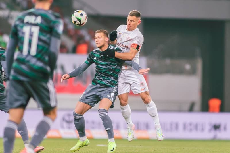 Football. PKO BP Ekstraklasa. Zaglebie Lubin - Lechia Gdansk. 17.02.2025