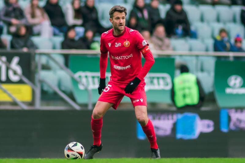 Football. PKO BP Ekstraklasa. Slask Wroclaw - Widzew Lodz. 15.02.2025