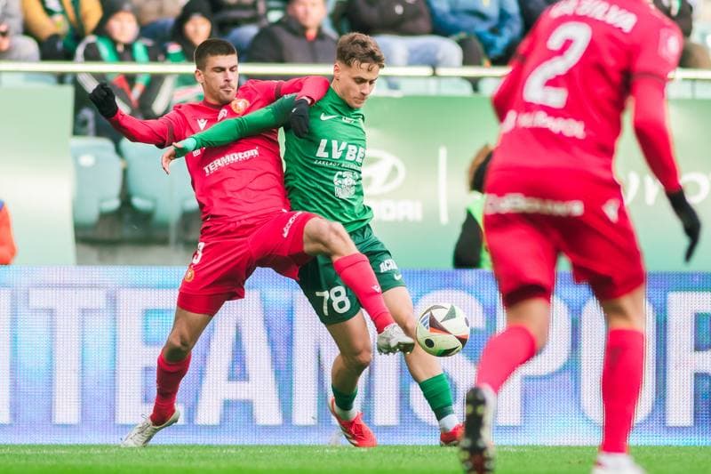 Football. PKO BP Ekstraklasa. Slask Wroclaw - Widzew Lodz. 15.02.2025