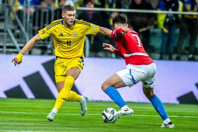 Football. UEFA Nations League. Ukraine - Czech Republic. 14.10.2024