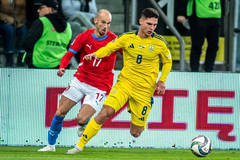 Football. UEFA Nations League. Ukraine - Czech Republic. 14.10.2024