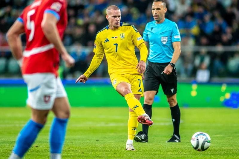 Football. UEFA Nations League. Ukraine - Czech Republic. 14.10.2024