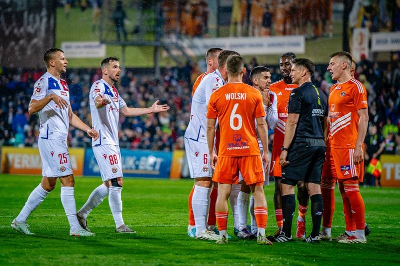 Football. Betclic I Liga. Wisla Krakow - Bruk-Bet Termalica Nieciecza. 25.04.2025