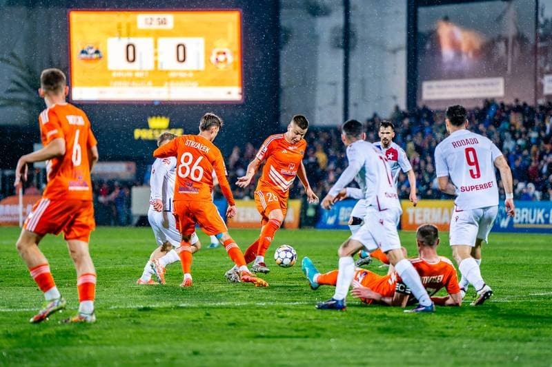 Football. Betclic I Liga. Wisla Krakow - Bruk-Bet Termalica Nieciecza. 25.04.2025
