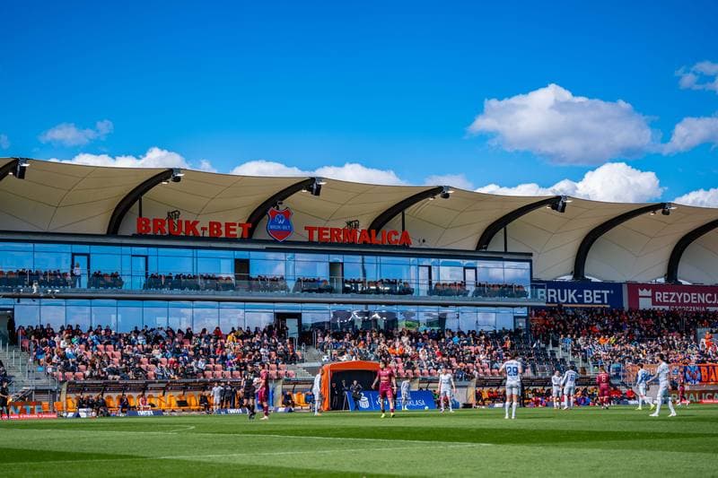 Football. PKO BP Ekstraklasa. Bruk-Bet Termalica Nieciecza - Piast Gliwice. 06.04.2026