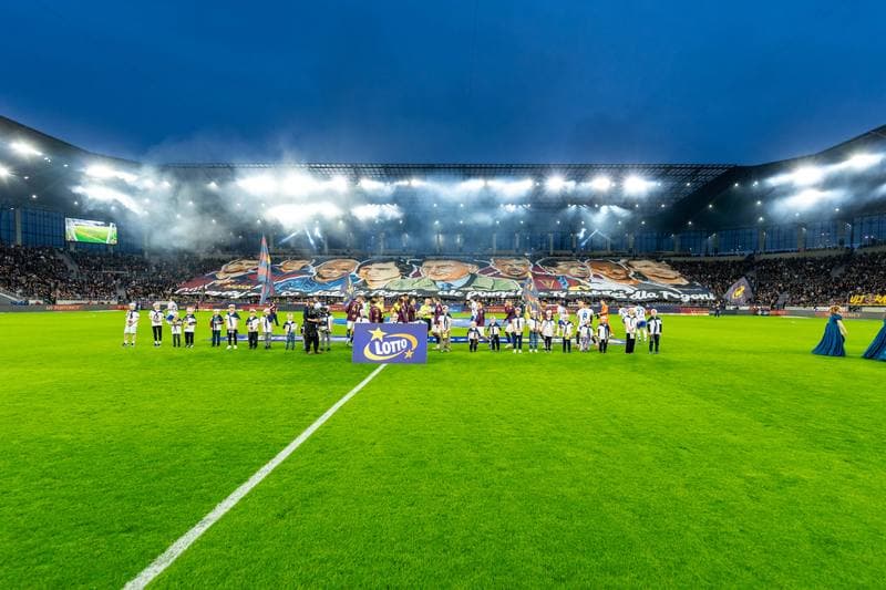 Football. PKO BP Ekstraklasa. Pogon Szczecin - Lech Poznan. 18.04.2026