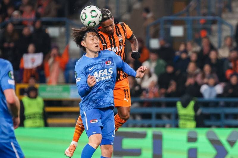 Football. UEFA Conference League. Shakhtar Donetsk - AZ Alkmaar. 09.04.2026