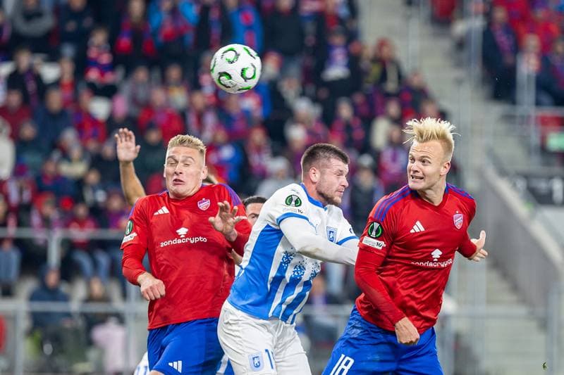 Football. UEFA Conference League. Rakow Czestochowa - Universitatea Craiova. 02.10.2025