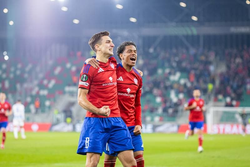 Football. UEFA Conference League. Rakow Czestochowa - Universitatea Craiova. 02.10.2025