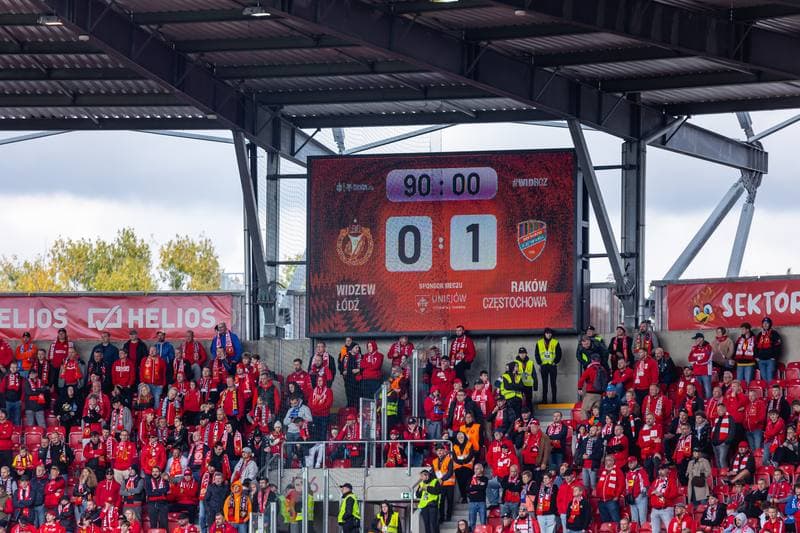 Football. PKO BP Ekstraklasa. Widzew Lodz - Rakow Czestochowa. 28.09.2025