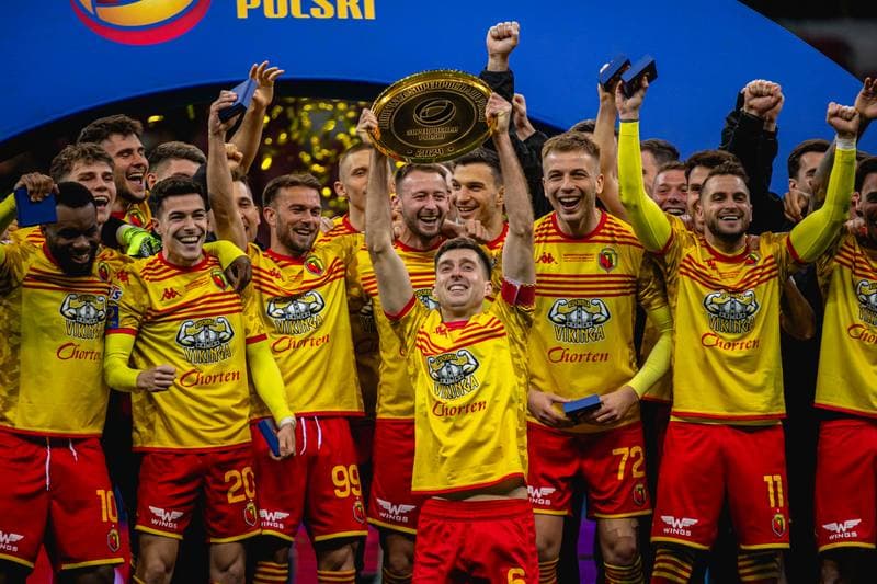 Football. Polish Supercup. Jagiellonia Bialystok - Wisla Krakow. 02.04.2025