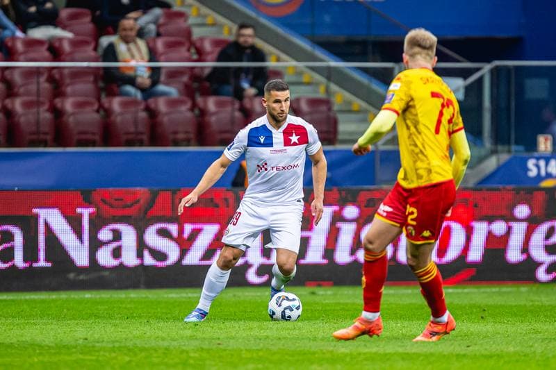 Football. Polish Supercup. Jagiellonia Bialystok - Wisla Krakow. 02.04.2025