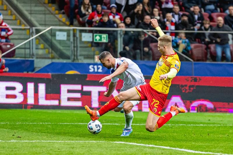 Football. Polish Supercup. Jagiellonia Bialystok - Wisla Krakow. 02.04.2025
