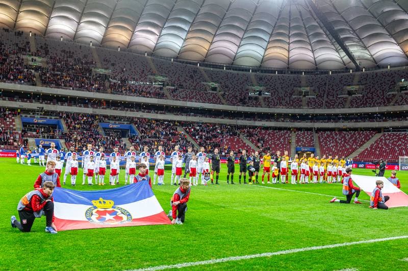 Football. Polish Supercup. Jagiellonia Bialystok - Wisla Krakow. 02.04.2025