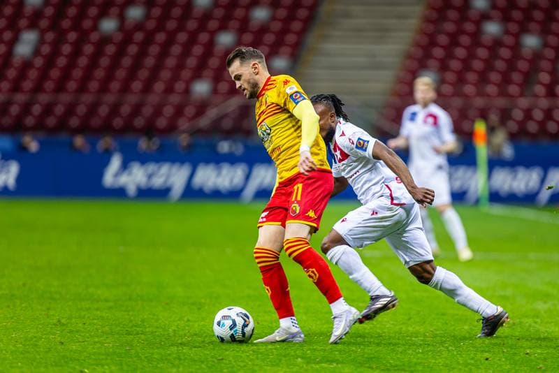 Football. Polish Supercup. Jagiellonia Bialystok - Wisla Krakow. 02.04.2025