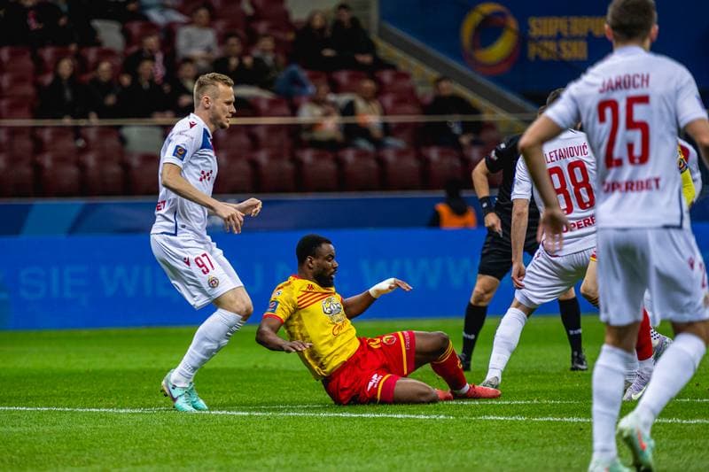 Football. Polish Supercup. Jagiellonia Bialystok - Wisla Krakow. 02.04.2025