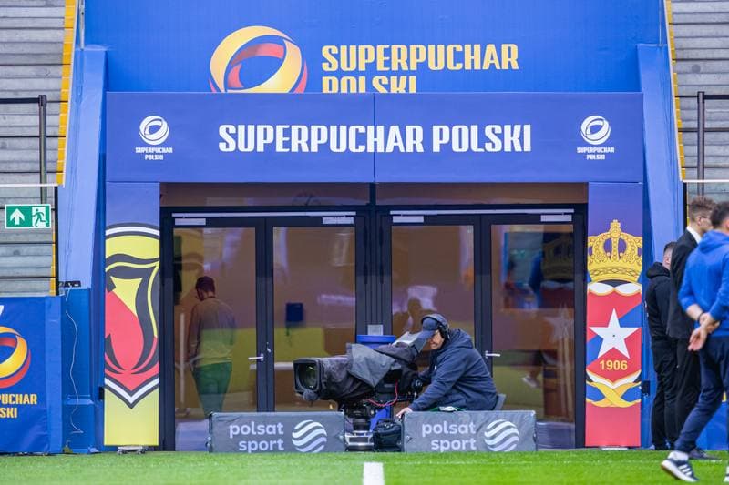 Football. Polish Supercup. Jagiellonia Bialystok - Wisla Krakow. 02.04.2025
