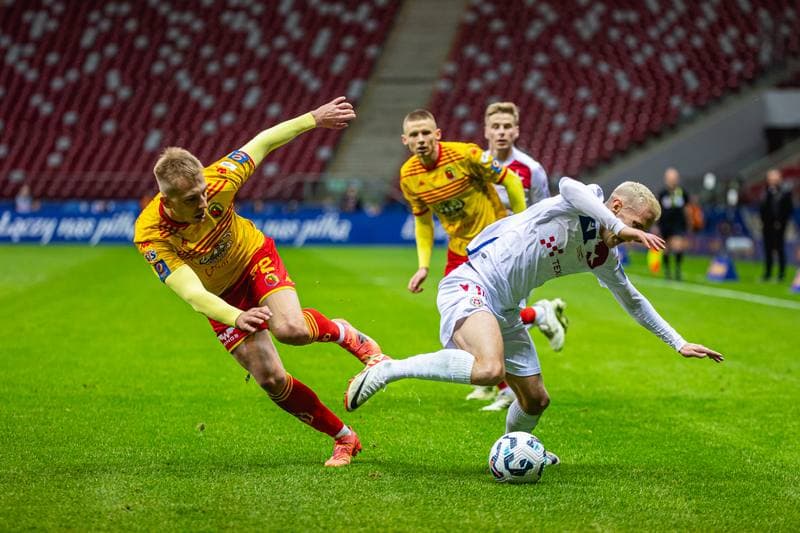 Football. Polish Supercup. Jagiellonia Bialystok - Wisla Krakow. 02.04.2025