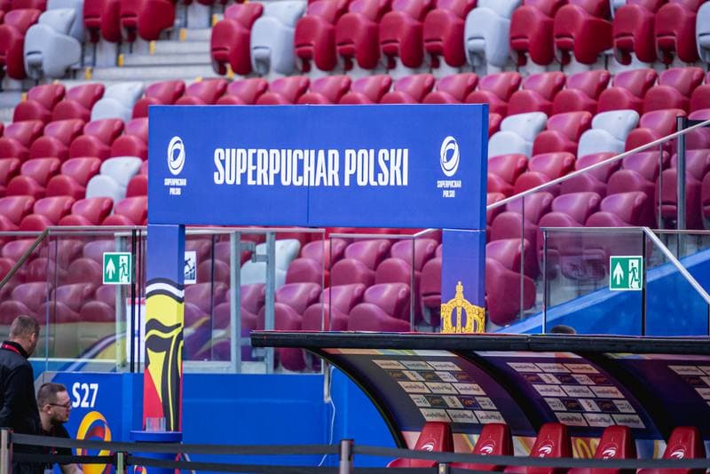 Football. Polish Supercup. Jagiellonia Bialystok - Wisla Krakow. 02.04.2025