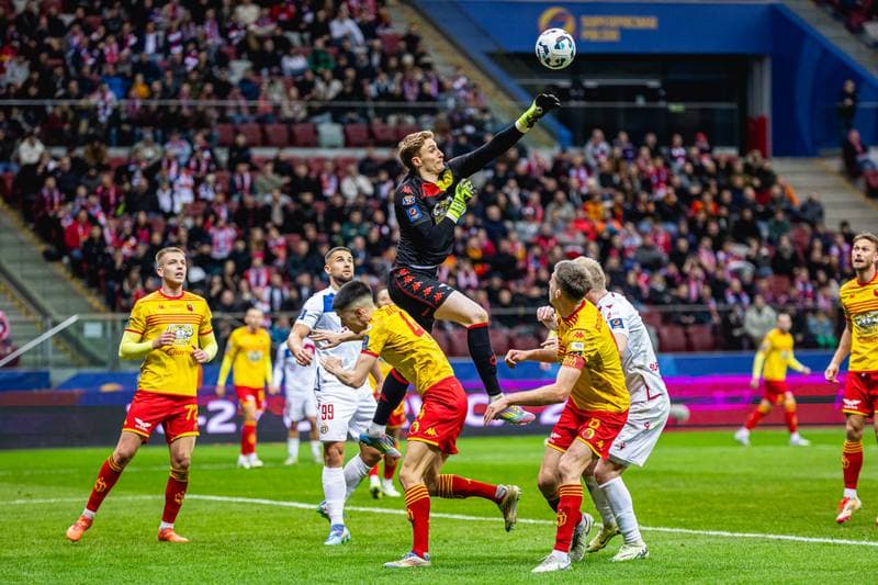 Football. Polish Supercup. Jagiellonia Bialystok - Wisla Krakow. 02.04.2025