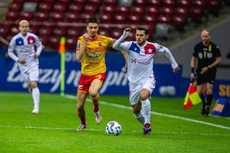 Football. Polish Supercup. Jagiellonia Bialystok - Wisla Krakow. 02.04.2025
