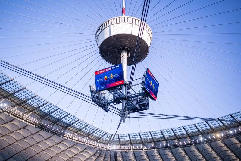 Football. Polish Supercup. Jagiellonia Bialystok - Wisla Krakow. 02.04.2025