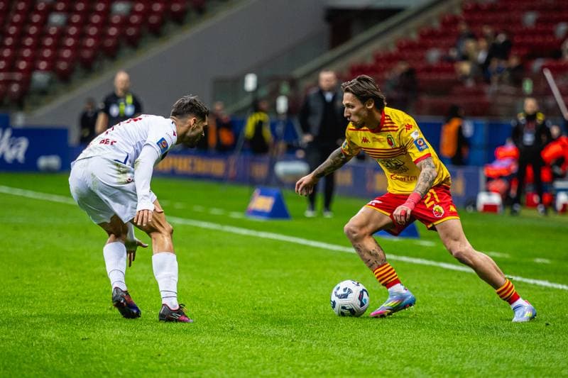 Football. Polish Supercup. Jagiellonia Bialystok - Wisla Krakow. 02.04.2025