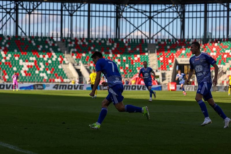 Football. Betclic 1 Liga. Wieczysta Krakow - Ruch Chorzow. 28.09.2025