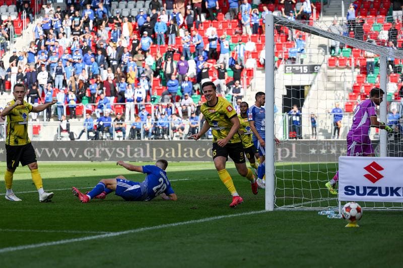 Football. Betclic 1 Liga. Wieczysta Krakow - Ruch Chorzow. 28.09.2025