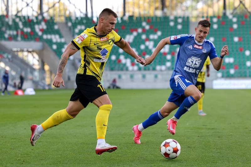Football. Betclic 1 Liga. Wieczysta Krakow - Ruch Chorzow. 28.09.2025