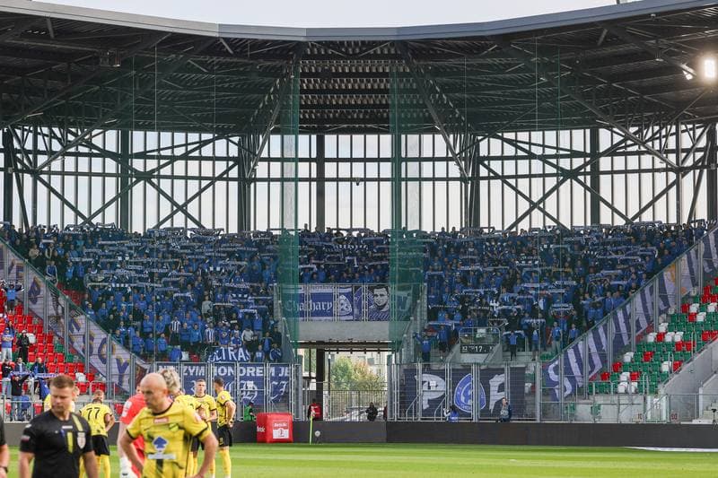 Football. Betclic 1 Liga. Wieczysta Krakow - Ruch Chorzow. 28.09.2025