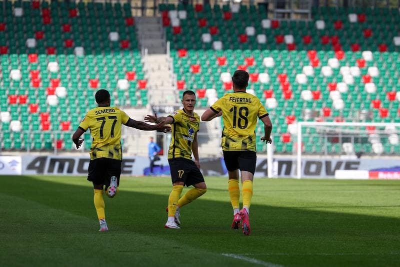 Football. Betclic 1 Liga. Wieczysta Krakow - Ruch Chorzow. 28.09.2025