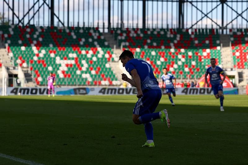 Football. Betclic 1 Liga. Wieczysta Krakow - Ruch Chorzow. 28.09.2025