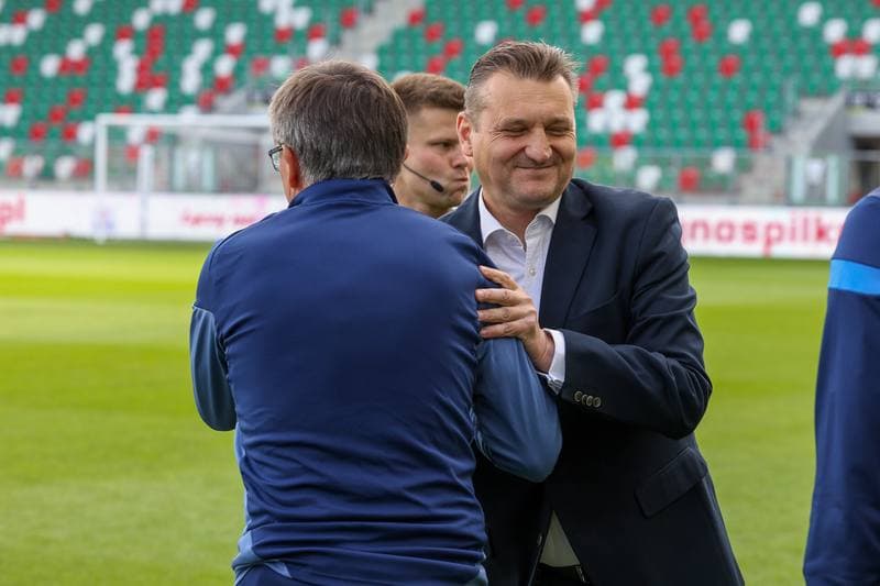 Football. Betclic 1 Liga. Wieczysta Krakow - Ruch Chorzow. 28.09.2025