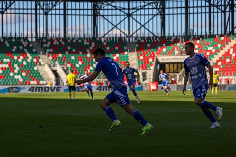 Football. Betclic 1 Liga. Wieczysta Krakow - Ruch Chorzow. 28.09.2025