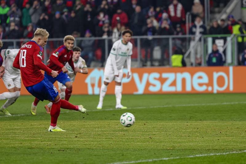 Football. UEFA Conference League. Rakow Czestochowa - SK Rapid. 27.11.2025