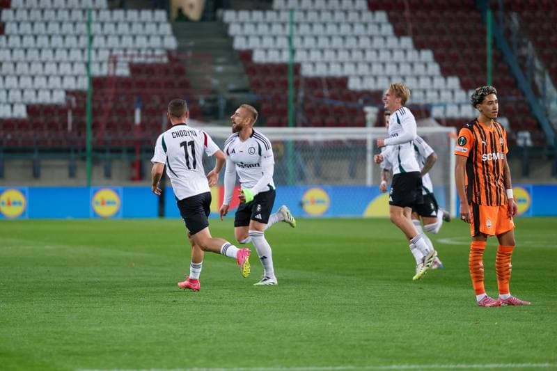 Football. UEFA Conference League. Shakhtar Donetsk - Legia Warsaw. 23.10.2025
