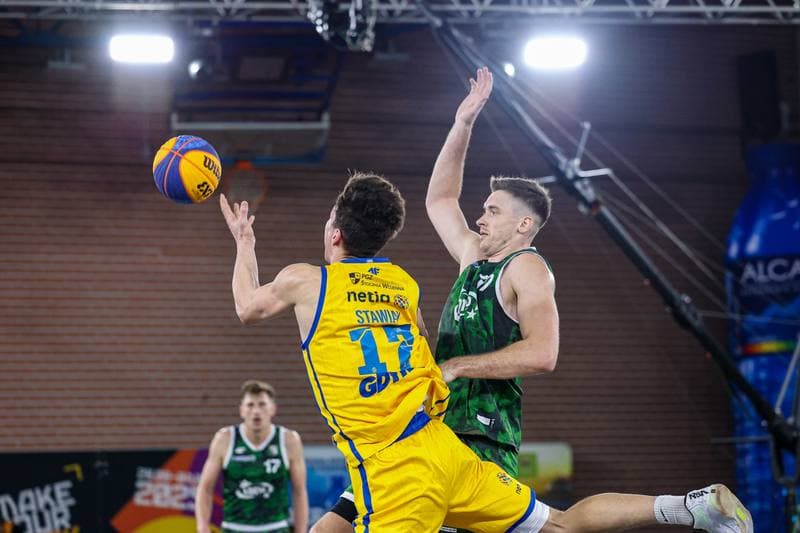 Basketball. Lotto 3x3 League. Lotto AMW Arka Gdynia - Legia Lotto 3x3 Warszawa. 23.02.2025