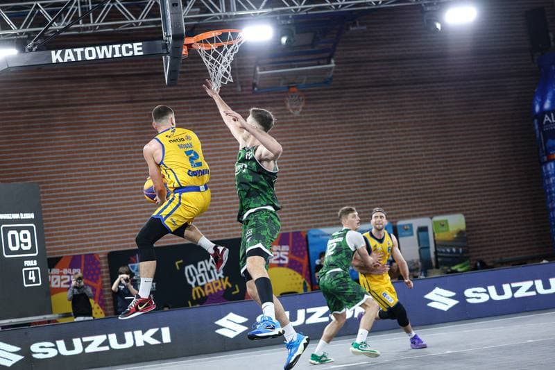 Basketball. Lotto 3x3 League. Lotto AMW Arka Gdynia - Legia Lotto 3x3 Warszawa. 23.02.2025