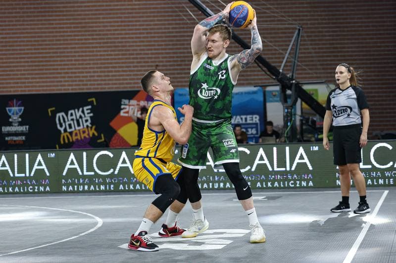 Basketball. Lotto 3x3 League. Lotto AMW Arka Gdynia - Legia Lotto 3x3 Warszawa. 23.02.2025