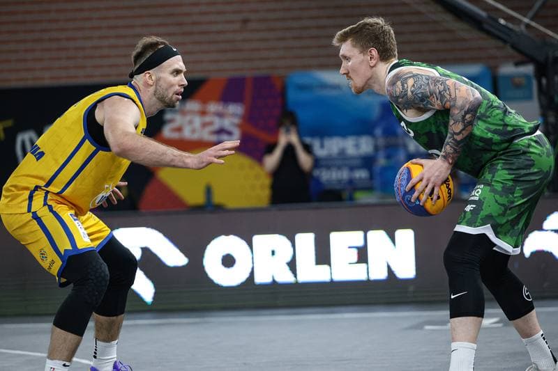 Basketball. Lotto 3x3 League. Lotto AMW Arka Gdynia - Legia Lotto 3x3 Warszawa. 23.02.2025