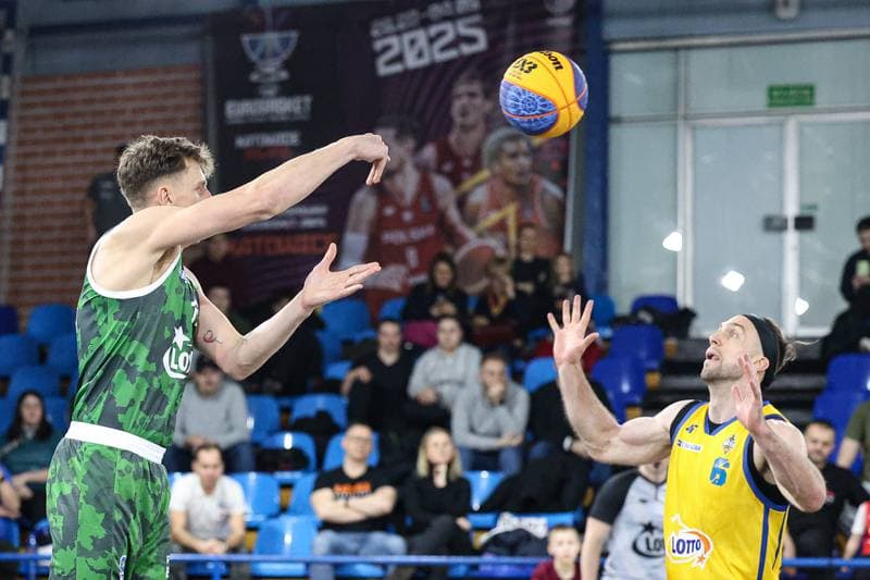 Basketball. Lotto 3x3 League. Lotto AMW Arka Gdynia - Legia Lotto 3x3 Warszawa. 23.02.2025