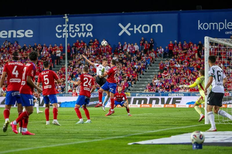 Football. PKO BP Ekstraklasa. Rakow Czestochowa - Legia Warsaw. 20.09.2025
