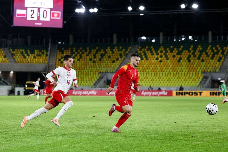 Football. Euro U21. Poland - Montenegro. 10.10.2025