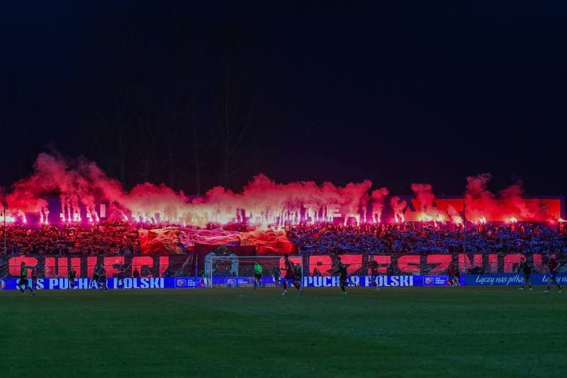 Football. STS Puchar Polski. Rakow Czestochowa - GKS Katowice. 09.04.2026