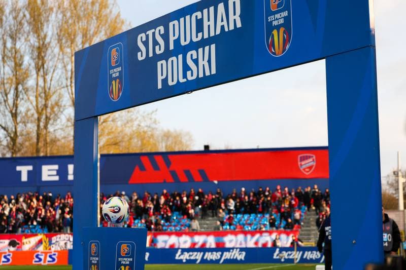 Football. STS Puchar Polski. Rakow Czestochowa - GKS Katowice. 09.04.2026