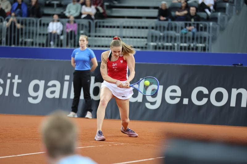 Tennis. Billie Jean King Cup. Martyna Kubka - Lesia Tsurenko. 11.04.2026