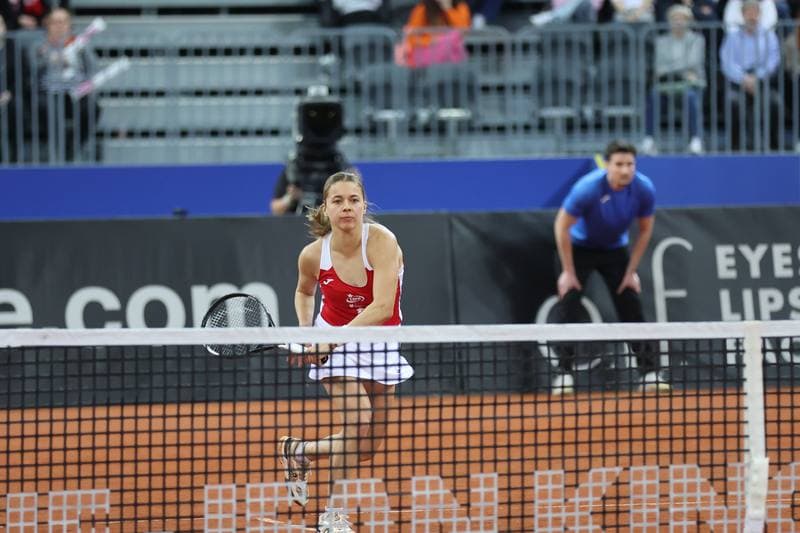 Tennis. Billie Jean King Cup. Martyna Kubka - Lesia Tsurenko. 11.04.2026