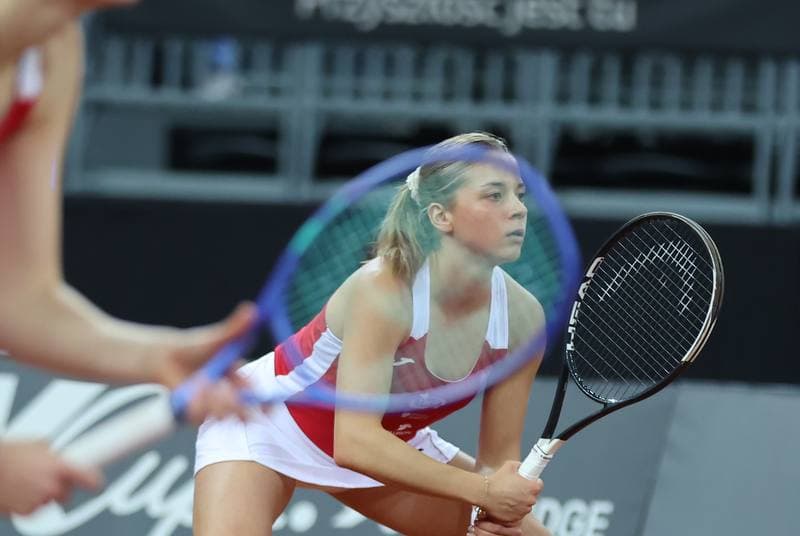 Tennis. Billie Jean King Cup. Martyna Kubka - Lesia Tsurenko. 11.04.2026